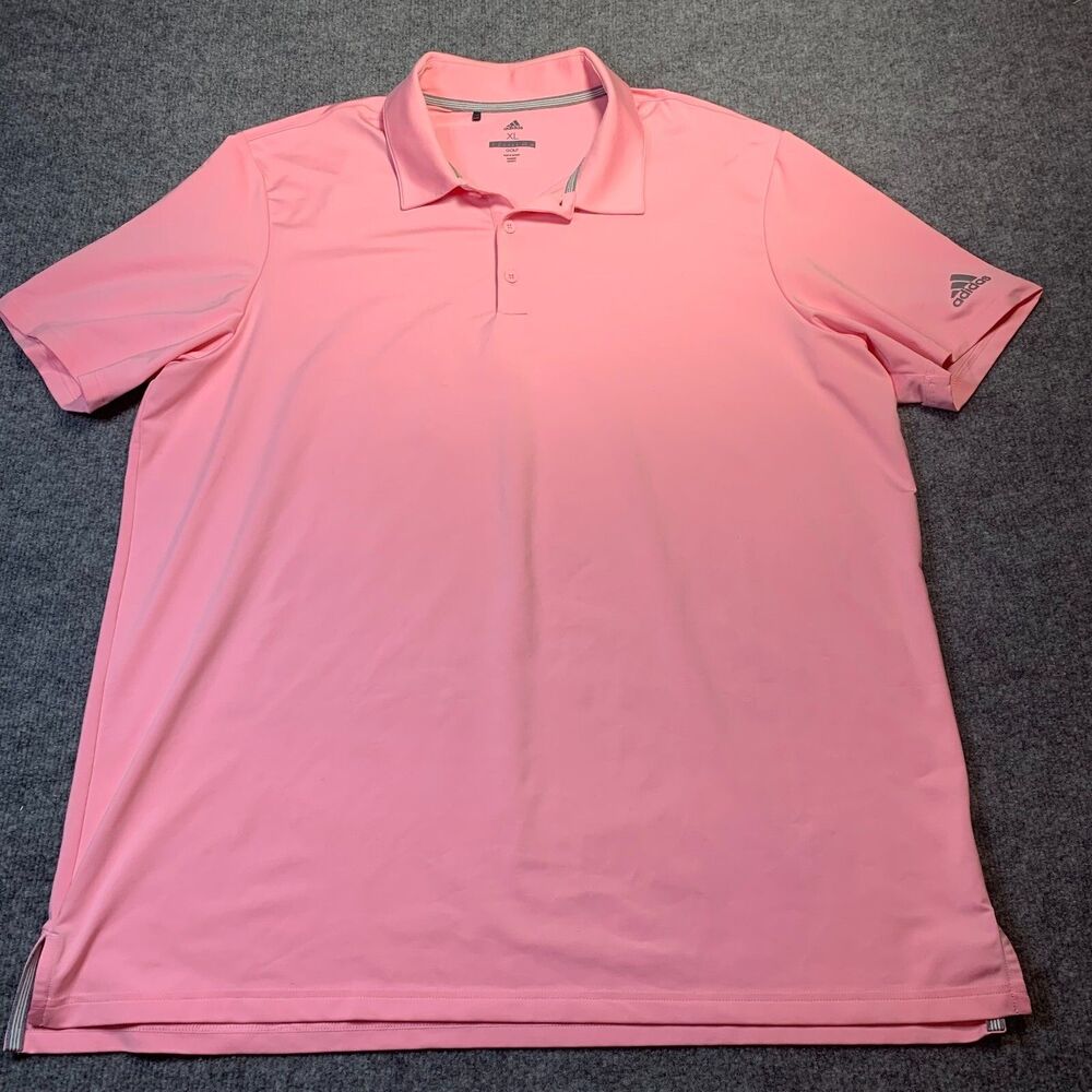 adidas golf polo mens xl pink